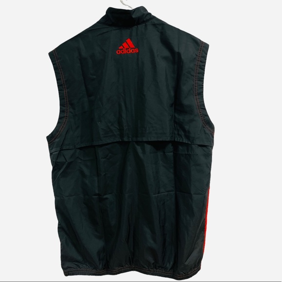 Adidas Essentials Club Wind Vest Red/Black CY9293 Men's Size M - Picture 9 of 11